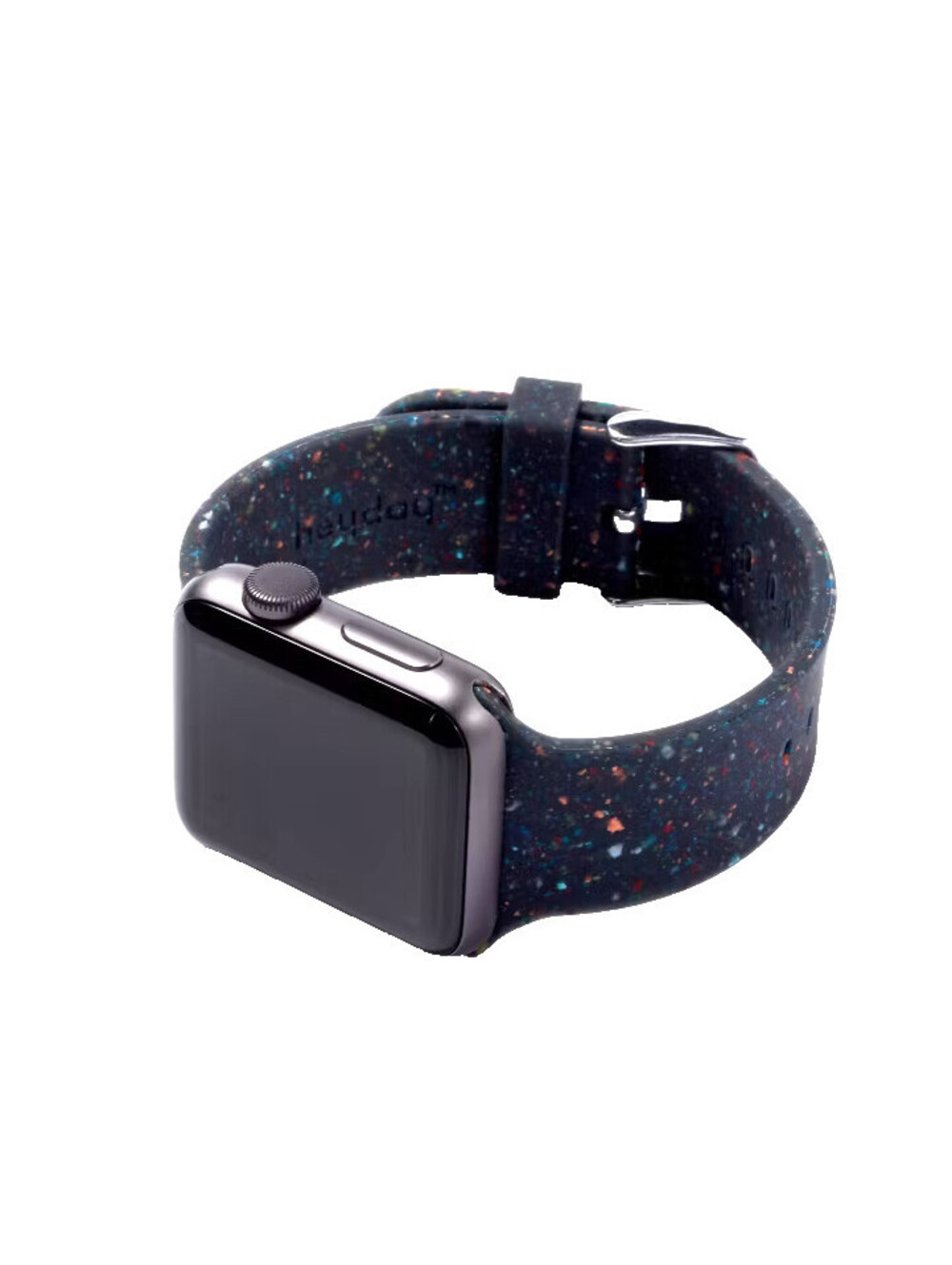 Heyday - Apple Watch Silicone Band Size 42-49mm in Black Speckle - 1 Count, New